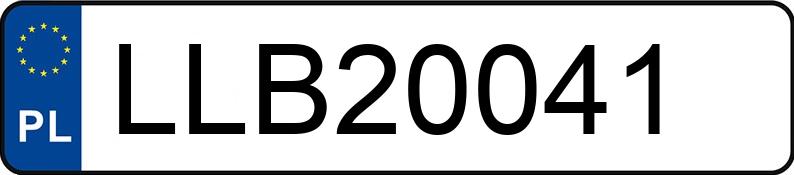 Il numero di registrazione LLB 20041 ha VOLVO V40 1.9 D MR`96 V40 1.9 D MR`96 - LLB20041