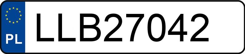 Numer rejestracyjny LLB 27042 posiada OPEL OMEGA - LLB27042 Numer rejestracyjny LLB 27042 posiada OPEL OMEGA - LLB27042