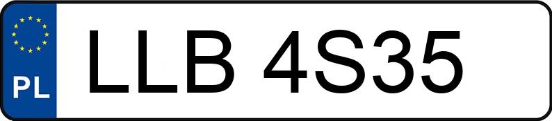 Numer rejestracyjny LLB 4S35 posiada VOLKSWAGEN GOLF - LLB4S35 Numer rejestracyjny LLB 4S35 posiada VOLKSWAGEN GOLF - LLB4S35