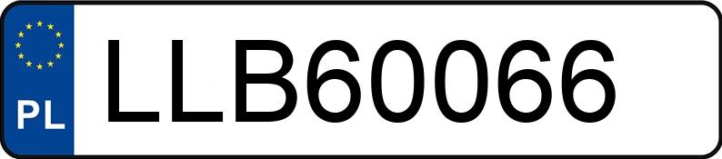 Numer rejestracyjny LLB 60066 posiada MITSUBISHI LANCER - LLB60066