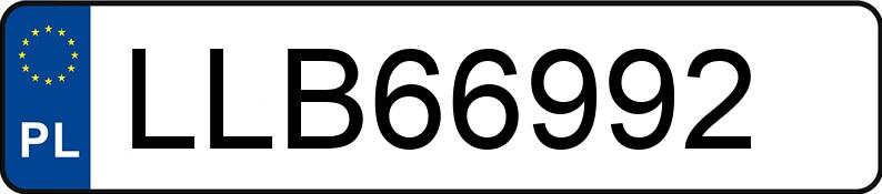 Numer rejestracyjny LLB 66992 posiada OPEL Astra III 1.8 MR`04 E4 Cosmo Aut. - LLB66992