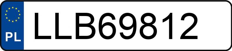 Numer rejestracyjny LLB 69812 posiada SUZUKI SX4 - LLB69812