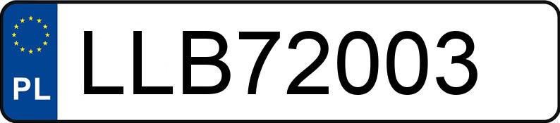 Numer rejestracyjny LLB 72003 posiada AUDI A6 - LLB72003