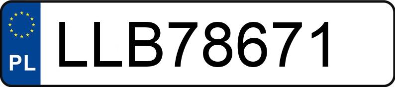 Numer rejestracyjny LLB 78671 posiada VOLKSWAGEN Passat B6 2.0 TDI MR`05 E4 Trendline DSG - LLB78671