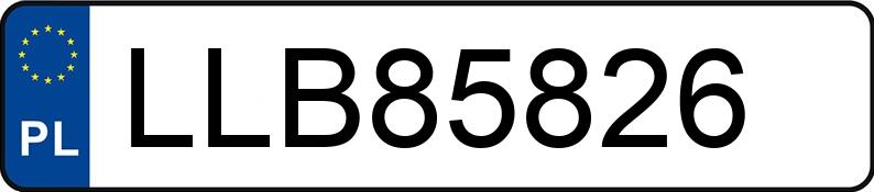 Numer rejestracyjny LLB 85826 posiada SEAT IBIZA 1.4 KAT - LLB85826