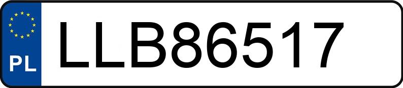 Numer rejestracyjny LLB 86517 posiada  MASTER - LLB86517