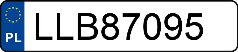 Numer rejestracyjny LLB 87095 posiada AUDI A4 - LLB87095