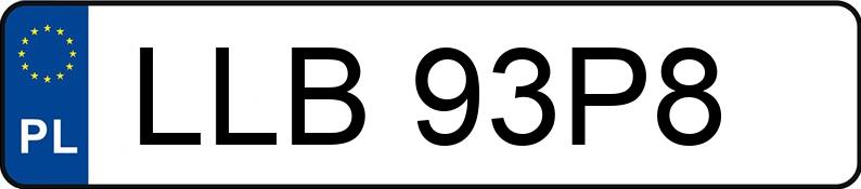 Numer rejestracyjny LLB93P8 posiada ZSP NIEWIADÓW Izoterma 520 0.8t Izoterma 520 0.8t