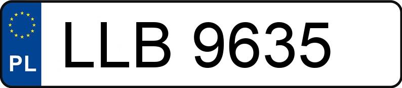 Numer rejestracyjny LLB 9635 posiada Wartburg 1,3 lim - LLB9635