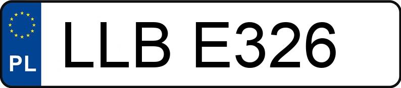 Numer rejestracyjny LLB E326 posiada FIAT 126 - LLBE326 Numer rejestracyjny LLB E326 posiada FIAT 126 - LLBE326