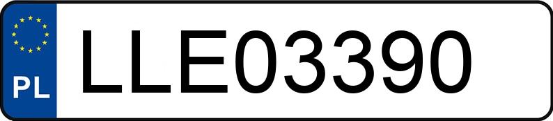 Numer rejestracyjny LLE 03390 posiada DAIHATSU ROCKY - LLE03390