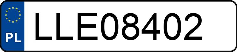 Numer rejestracyjny LLE 08402 posiada OPEL OMEGA - LLE08402