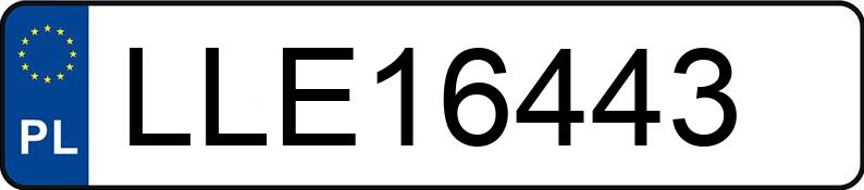 Numer rejestracyjny LLE 16443 posiada VOLKSWAGEN GOLF 1.8 KAT - LLE16443 Numer rejestracyjny LLE 16443 posiada VOLKSWAGEN GOLF 1.8 KAT - LLE16443