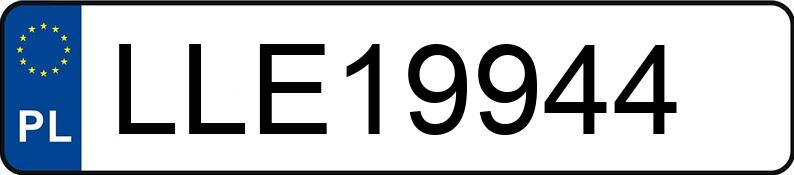 Numer rejestracyjny LLE 19944 posiada KIA Sportage 1.6 GDI MR`10 E5 S - LLE19944