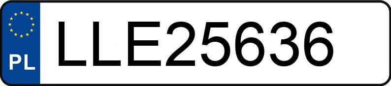 Il numero di registrazione LLE 25636 ha FIAT Stilo 1.6 16V MR`01 E4 192 Dynamic - LLE25636