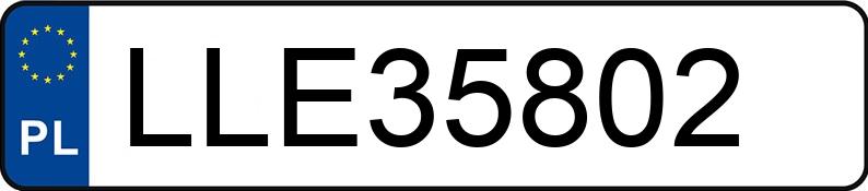 Numer rejestracyjny LLE 35802 posiada VOLKSWAGEN CADDY 2KN - LLE35802