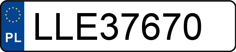 Numer rejestracyjny LLE 37670 posiada CITROEN DS3 1.4 HDI FAP MR`09 E5 Chic - LLE37670