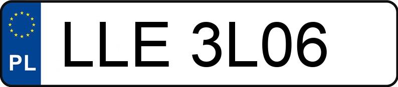 Numer rejestracyjny LLE 3L06 posiada RENAULT Clio II 1.2 MR`04 E3 Alize - LLE3L06