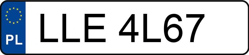 Numer rejestracyjny LLE 4L67 posiada BMW 730i Kat. E32 730i Kat. E32 - LLE4L67 Numer rejestracyjny LLE 4L67 posiada BMW 730i Kat. E32 730i Kat. E32 - LLE4L67