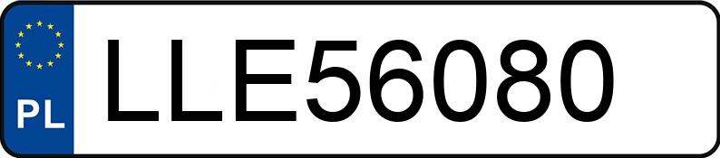Numer rejestracyjny LLE 56080 posiada MERCEDES-BENZ E 280 - LLE56080
