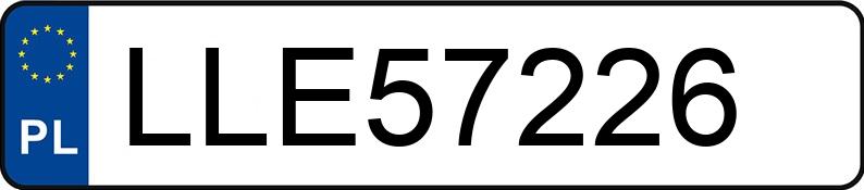 Numer rejestracyjny LLE 57226 posiada CITROEN C4 PICASSO - LLE57226