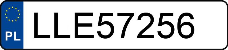 Numer rejestracyjny LLE 57256 posiada MERCEDES-BENZ C 220 - LLE57256