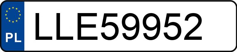 Numer rejestracyjny LLE 59952 posiada BMW 520 I - LLE59952