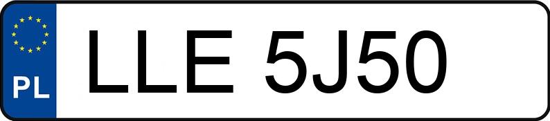 Numer rejestracyjny LLE 5J50 posiada OPEL ASTRA STATION WAGON - LLE5J50