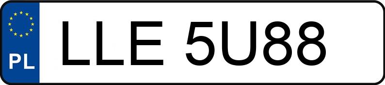 Numer rejestracyjny LLE 5U88 posiada OPEL CORSA - LLE5U88