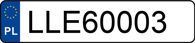 Numer rejestracyjny LLE 60003 posiada LEXUS LS 430 MR`00 E3 Elegance - LLE60003 Numer rejestracyjny LLE 60003 posiada LEXUS LS 430 MR`00 E3 Elegance - LLE60003