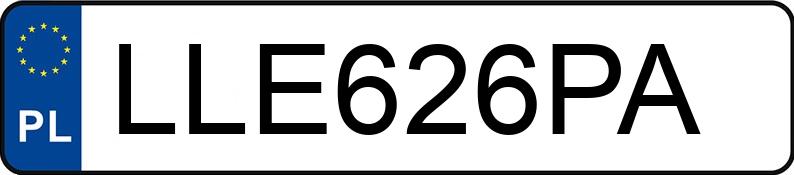 Numer rejestracyjny LLE 626PA posiada SCHMITZ CARGOBULL GOTHA SKI24 - LLE626PA