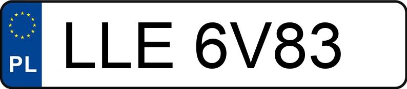 El número de registro LLE 6V83 tiene HYUNDAI ACCENT - LLE6V83