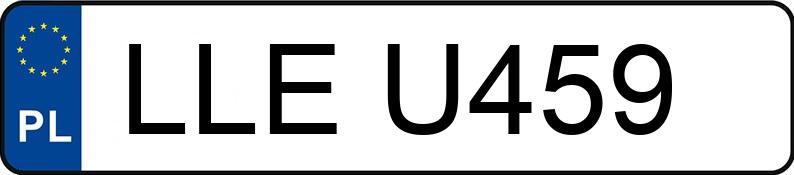 Numer rejestracyjny LLE U459 posiada VOLVO 440 1.8KAT - LLEU459