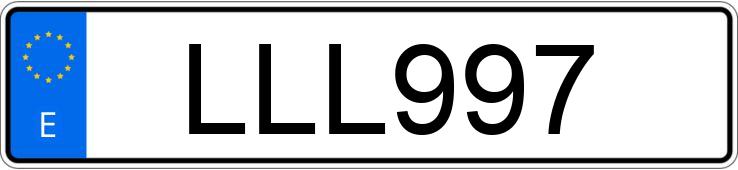 Numer rejestracyjny LLL997 posiada Bmw X5