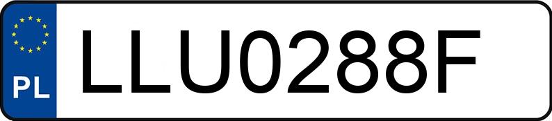 Numer rejestracyjny LLU 0288F posiada WESTFALIA-WERKE 118001 - LLU0288F Numer rejestracyjny LLU 0288F posiada WESTFALIA-WERKE 118001 - LLU0288F