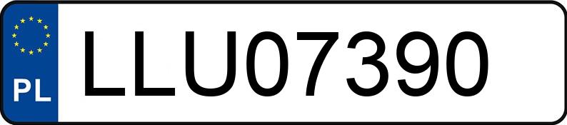 Numer rejestracyjny LLU 07390 posiada MERCEDES-BENZ E 240 Kat. MR`00 210 Classic - LLU07390