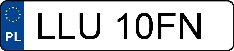 Numer rejestracyjny LLU 10FN posiada OPEL Astra 1.6i Kat. MR`95 CDX - LLU10FN