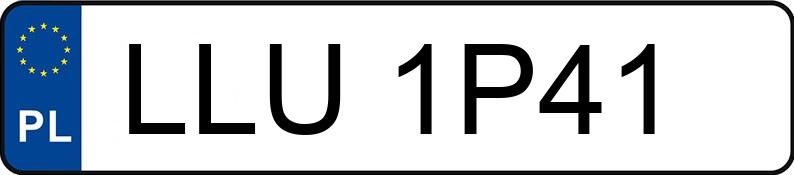 Numer rejestracyjny LLU 1P41 posiada AUDI A6 Avant 2.0 TDi MR`04 E4 4F A6 Avant 2.0 TDi MR`04 E4 4F - LLU1P41
