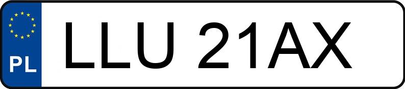 Numer rejestracyjny LLU 21AX posiada FIAT 187 SEICENTO - LLU21AX