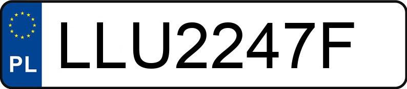 Numer rejestracyjny LLU 2247F posiada VOLVO XC60 U - LLU2247F Numer rejestracyjny LLU 2247F posiada VOLVO XC60 U - LLU2247F