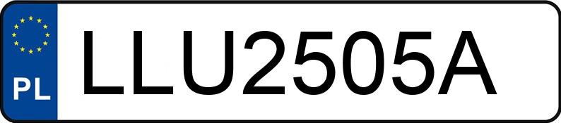 Numer rejestracyjny LLU 2505A posiada VOLKSWAGEN TIGUAN - LLU2505A