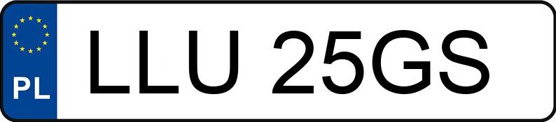 Numer rejestracyjny LLU 25GS posiada BMW 520i 24V Kat. E34 520i 24V Kat. E34 - LLU25GS