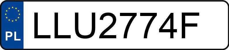 Numer rejestracyjny LLU 2774F posiada AUDI A4 - LLU2774F Numer rejestracyjny LLU 2774F posiada AUDI A4 - LLU2774F
