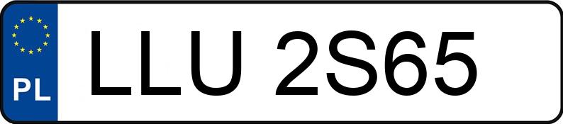 Numer rejestracyjny LLU 2S65 posiada SUKIDA VICTOR 50Q-3 - LLU2S65