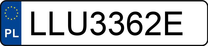 Numer rejestracyjny LLU 3362E posiada TOYOTA AURIS - LLU3362E Numer rejestracyjny LLU 3362E posiada TOYOTA AURIS - LLU3362E