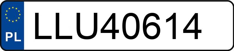 Numer rejestracyjny LLU 40614 posiada AUDI C4 - LLU40614