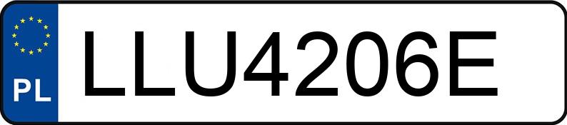 Numer rejestracyjny LLU 4206E posiada AUDI A4 AVANT - LLU4206E Numer rejestracyjny LLU 4206E posiada AUDI A4 AVANT - LLU4206E