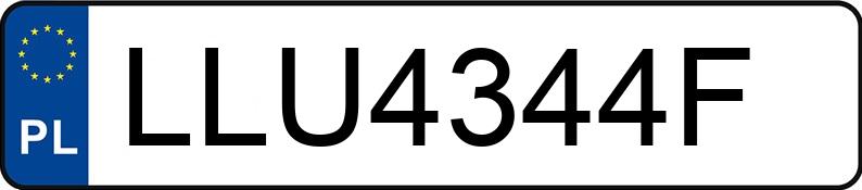 Numer rejestracyjny LLU 4344F posiada AUDI A6 - LLU4344F