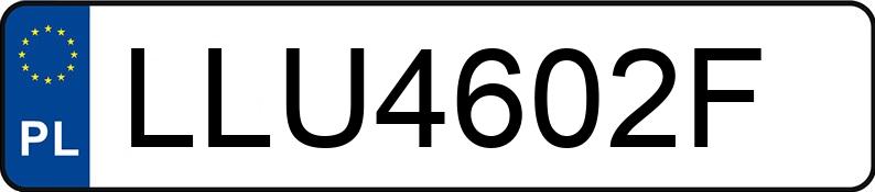 Numer rejestracyjny LLU 4602F posiada AUDI A3 SPORTBACK - LLU4602F