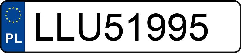 Numer rejestracyjny LLU 51995 posiada AUDI 80 - LLU51995 Numer rejestracyjny LLU 51995 posiada AUDI 80 - LLU51995